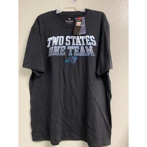 Carolina Panthers Shirt Mens XL  NFL Football Two States One Team Fanatics-NWT